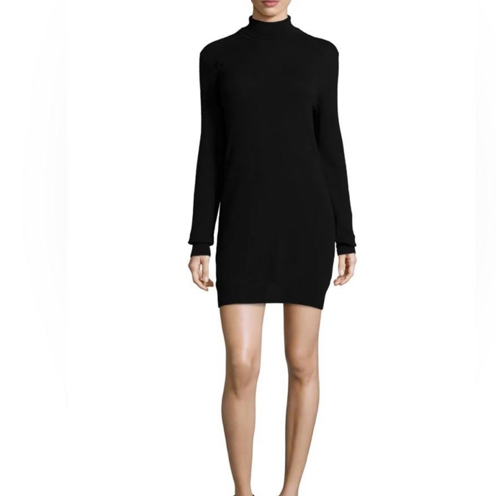 Equipment Oscar Cashmere Turtleneck Mini Dress